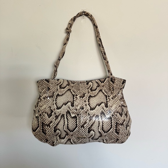 Vince Camuto 100% Leather Snakeskin Patterned Bag - Picture 1 of 12